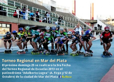 Torneo Regional de patín carrera en Mar del Plata
