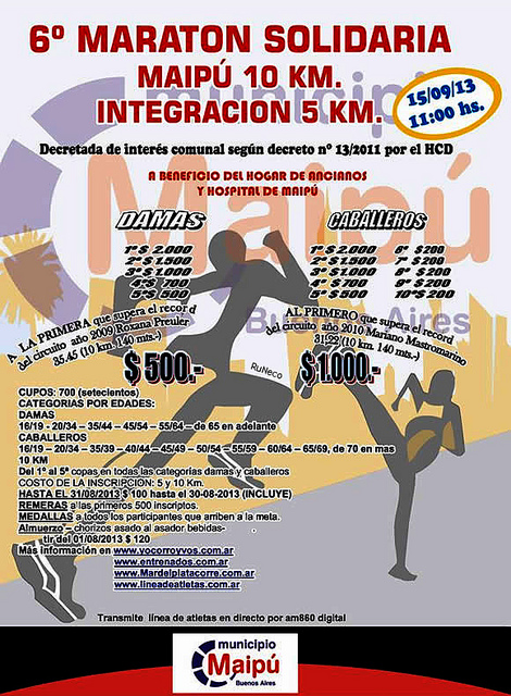 6ta Maratón Solidaria Maipú